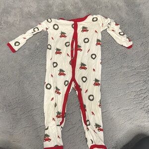 Kyte BABY Cozy Romper in Wreath RETIRED